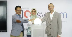 Sesi talkshow pada acara peluncuran AIcosystem di Jakarta, Kamis, 4 Mei 2026. (Sumber: Dok. Telkom)
