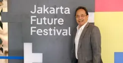 Direktur Utama Bank Jakarta, Agus H. Widodo dalam acara Jakarta Future Festival 2026. (Sumber: Istimewa)