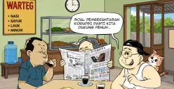 Ilustrasi Obrolan Warteg, Selasa, 9 Juni 2026. (Sumber: Poskota/Arif Setiadi)