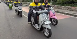 Komunitas Scoopy Kabur Jakarta menggelar kegiatan Scoopy Your Mode (Sumber: Wahana Honda)