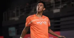 Alwi Farhan mewakili Indonesia di Australian Badminton Open 2026 di Quaycentre, Olympic Boulevard, Sydney, Australia. (Sumber: Dok. PBSI)