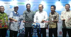 Bupati Kepulauan Seribu, Muhammad Fadjar Churniawan saat membuka Job Fair 2026 di SMKN 61 Jakarta, Pulau Tidung, Kepulauan Pulau Tidung, Kepulauan Seribu Selatan. (Sumber: Kominfo Kepulauan Seribu)