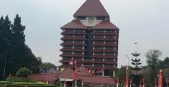 Kantor Rektorat Universitas Indonesia Depok. (Sumber: Poskota/Angga Pahlevi)