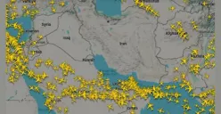 Konflik Iran vs AS-Israel memanas, 7 negara tutup wilayah udara dan ribuan penerbangan batal. (Sumber: X/@DambaanA)