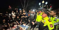 Forkopimda Kabupaten Bogor saat melakukan patroli skala besar di Jalan Alternatif Sentul. (Sumber: Poskota/Giffar Rivana)