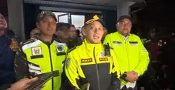 Kapolres Bogor AKBP Wikha Ardilestanto saat melakukan keterangan pers usai patroli skala besar bersama Forkopimda Kabupaten Bogor. (Sumber: Poskota/Giffar Rivana)