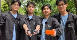 Tim Labmino Mahasiswa UI berhasil membuat RunSight, perangkat wearable berbasis kecerdasan buatan (AI). (Sumber: Humas UI)