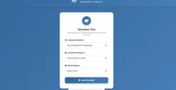 Login Dashboard Simulasi TKA (Sumber: Dok/Pusmendik)