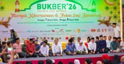 Pemkot Bogor bersama Panitia BSF CGM  buka bersama di pelataran Vihara Dhanagun, Jalan Surya Kencana, Kota Bogor. (Sumber: Dok. Pemkot Bogor)