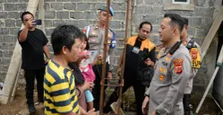 Kapolres Bogor AKBP Wikha Ardilestanto saat meninjau rutilahu. (Sumber: Polres Bogor)