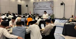 Suasana buka puasa bersama DPRD Bandung Barat di L’Eminence Golf & Resort Lembang, Senin 2 Maret 2026. (Sumber: Poskota/Gatot Poedji Utomo)