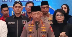 Kapolri Jendral Listyo Sigit Prabowo saat ditemui di PTIK, Jakarta Selatan, Selasa, 3 Maret 2026. (Sumber: Poskota/Ali Mansur)