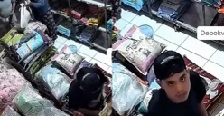 Viral aksi eksibisionis seorang pemuda di Depok yang dilakukan di depan pegawai Petshop. (Sumber: Instagram/@depokviral)