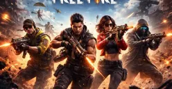 Ilustrasi permainan Free Fire yang mencari informasi tentang aplikasi FF Kipas VIP ORI 2026 dan fitur optimasinya. (Sumber: Pinterest)