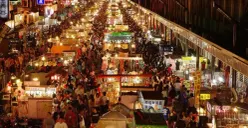 Ilustrasi. Pasar murah dan bazar ramadan. (Sumber: Pinterest/Chin Lao Shi)