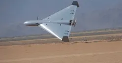 Teknologi Drone Kamikaze Shahed-136 buatan Iran. (Sumber: X/@RT_com)