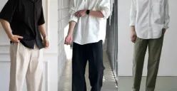 Ilustrasi - Ide outfit Lebaran pria 2026. (Sumber: Pinterest)