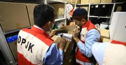 OJK dan Bareskrim Polri penggeledahan di kantor PT Mirae Asset Sekuritas atas dugaan kasus manipulasi saham IPO. (Sumber: Istimewa)