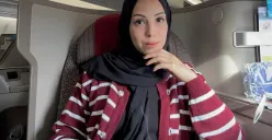 Sabrina Farhana tengah menjadi perhatian setelah dikaitkan dengan polemik rumah tangga Annisa Hadiyanti, mantan istri founder Nussa dan Rara, Aditya Triantoro. (Sumber: Instagram/sabrinafarhana)