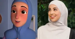 Sabrina Farhana disebut sebagai sosok umma di animasi Nussa Rara. (Sumber: Kolase Instagram/@sabrinafarhana dan @nussaofficial)