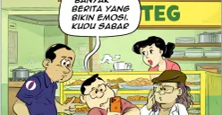 Ilustrasi obrolan warteg edisi Jumat, 6 Maret 2026. (Sumber: Arif Setiadi/ Poskota)