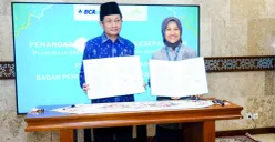 Potret Imam Besar Masjid Istiqlal Prof. Dr. KH. Nasaruddin Umar (kiri) dan Presiden Direktur BCA Syariah, Yuli Melati Suryaningrum (kanan). (Sumber: Istimewa)