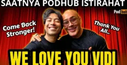Nasib PodHub Deddy Corbuzier setelah Vidi Aldiano meninggal dunia. (Sumber: YouTube/Deddy)