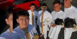 Potret Cristian Gonzales dengan keluarga di akun Instagramnya. (Sumber: Instagram/@el_locogoliadorcg10_)