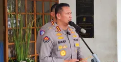 Kepala Bidang Humas Polda Metro Jaya, Kombes Budi Hermanto saat ditemui di Mapolda Metro Jaya, Jakarta Selatan, Senin, 9 Maret 2026. (Sumber: Poskota/Ali Mansur)