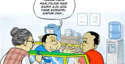 Obrolan warteg hari ini. (Sumber: Poskota/Arif Setiadi)