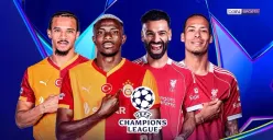 Live streaming Galatasaray vs Liverpool di Liga Champions 2025/2026. (Sumber: Vidio.com)