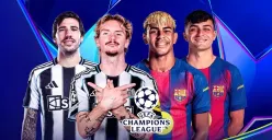 Live streaming Newcastle vs Barcelona di leg pertama babak 16 besar Liga Champions 2025/2026. (Sumber: Vidio.com)