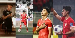 Potret Mees Hilgers, Marselino Ferdinan, Asnawi Mangkualam, dan Pratama Arhan yang mengalami cedera. (Sumber: Instagram)