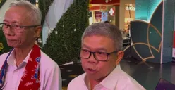 Ketua APPBI Jakarta, Mualim Wijoyo saat konpers di Mal Bassura, Jakarta Timur, Selasa, 10 Maret 2026. (Sumber: Poskota/Pandi Ramedhan)