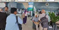 Suasana Kantor ATR/BPN Jakarta Selatan di Tanjung Barat, Jagakarsa, Selasa, 10 Maret 2026. (Sumber: Poskota/Angga Pahlevi)