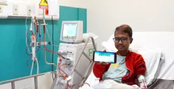 Pasien BPJS Kesehatan yang menjalani hemodialisa (HD) di rumah sakit St. Carolus. (Sumber: Istimewa)