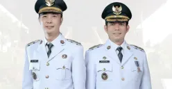 Bupati Rejang Lebong Muhammad Fikri Thobari dan Wakil Bupati Hendri Praja yang terjaring operasi tangkap tangan (OTT) KPK terkait dugaan suap proyek di lingkungan. (Sumber: Instagram/@bpsrejanglebong)