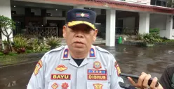 Kadishub Kabupaten Bogor, Bayu Ramawanto saat memberikan keterangan pers di Cibinong beberapa waktu lalu. (Sumber: Poskota/Giffar Rivana)