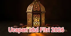 Ilustrasi - Ucapan Idul Fitri 2026. (Sumber: Pixabay/Haruudu)