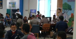Warga mendatangi Polres Bogor untuk melakukan verifikasi ulang mengikuti program mudik gratis. (Sumber: Dok. Polres Bogor)