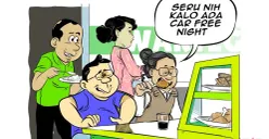 Obrolan Warteg: Car Free Night di Malam Takbiran, edisi 11 Maret 2026. (Sumber: Poskota/Arif Setiadi)