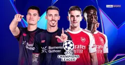 Tonton live streaming Bayer Leverkusen vs Arsenal di Liga Champions 2025/2026. (Sumber: Vidio.com)