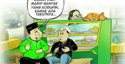 Obrolan warteg edisi hari ini, Kamis, 12 Maret 2026. (Sumber: Poskota/Arif Setiadi)