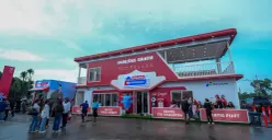 Gerai fasilitas gratis yang disediakan Pertamina di Rest Area KM 43 Tol Tangerang Merak. (Sumber: Poskota/ Veronica)