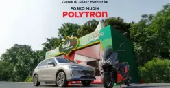 Polytron membuka lima posko mudik di jalur utama Pulau Jawa selama arus mudik 2026. (Sumber: Polytron)