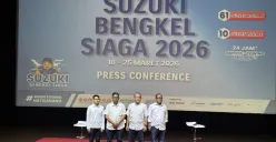 Acara konferensi pers Program Suzuki Bengkel Siaga 2026 di Jakarta, Rabu, 11 Maret 2026. (Sumber: Poskota/Aldi Harlanda Irawan)