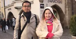 Mantan artis cilik Maissy Pramaisshela dengan sang suami, Riky Febriansyah yang menjadi sorotan usai isu perselingkuhan Cindy Rizap viral (Sumber: Instagram/@rikyfsaleh)