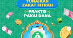 Panduan lengkap bayar zakat fitrah di DANA. (Sumber: Facebook/DANA)