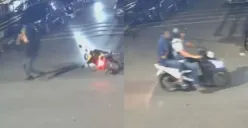 Aktivis Wakil Koordinator KontraS jadi korban penyiraman air keras orang tak dikenal. (Sumber: tangkapan layar)