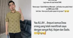 Nama Ustadz Solmed sempat dikaitkan dengan kasus dugaan pelecehan pendakwah berinisial SAM. Ia memberikan klarifikasi bahwa inisial namanya berbeda. (Sumber: Instagram/@ustad_solmed)
